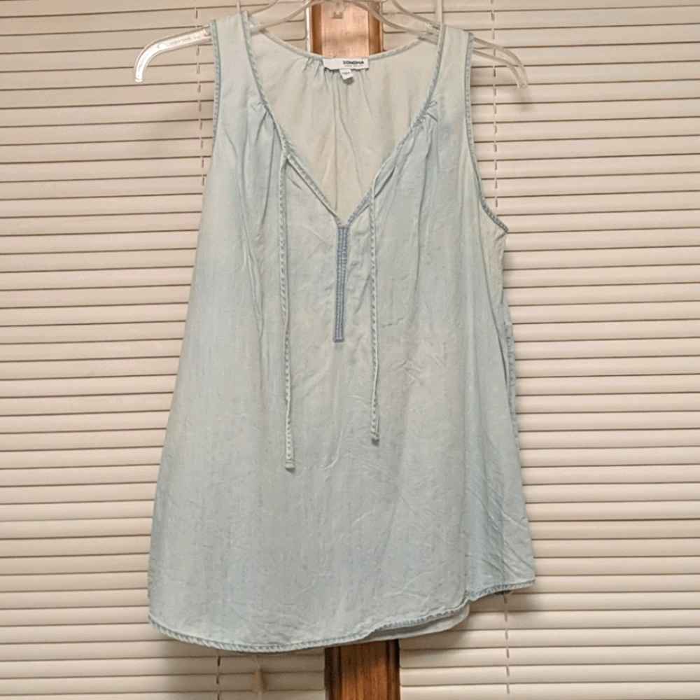 Light Denim Tank Top